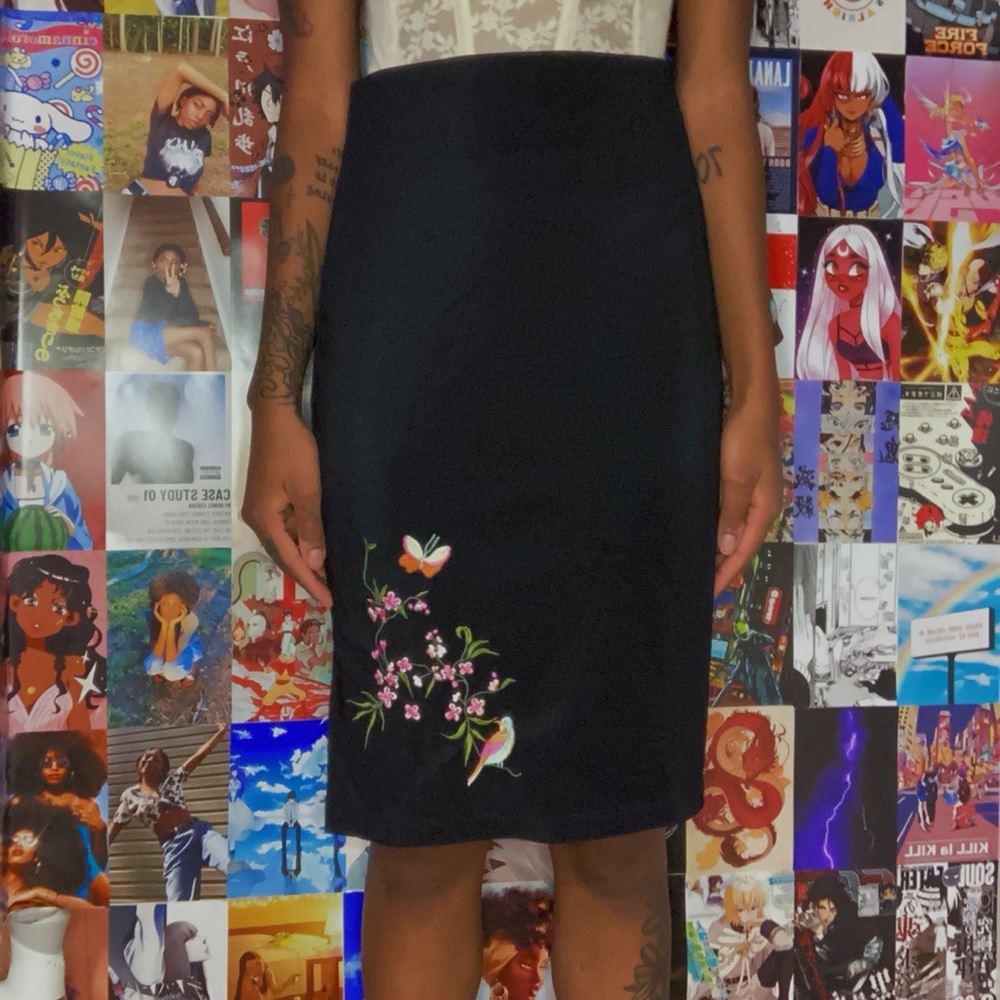 Vintage cottagecore midi skirt